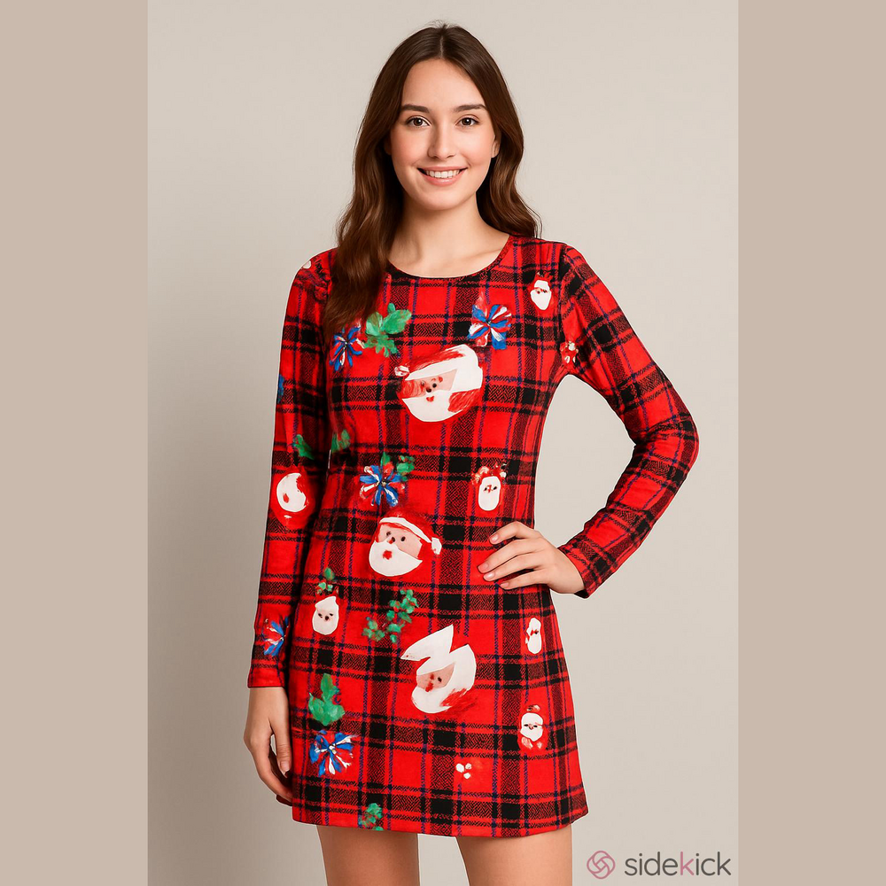 First Lady long sleeve holiday Christmas dress Woman’s size Medium